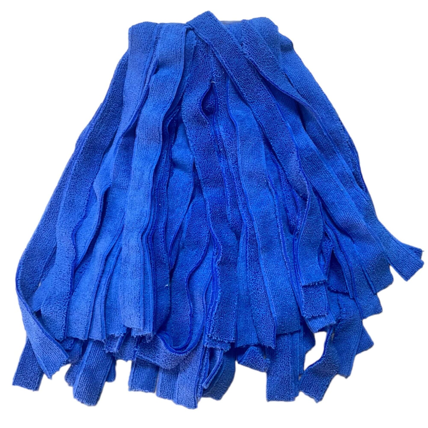 Microfiber Strips Kentucky Mop (Cut, 250g, Blue)