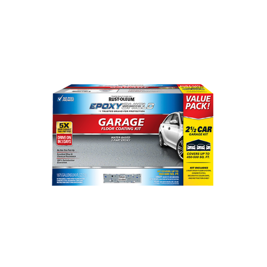 EPOXY Shield Garage Floor Kit (Gloss/Gray/1 Gal)