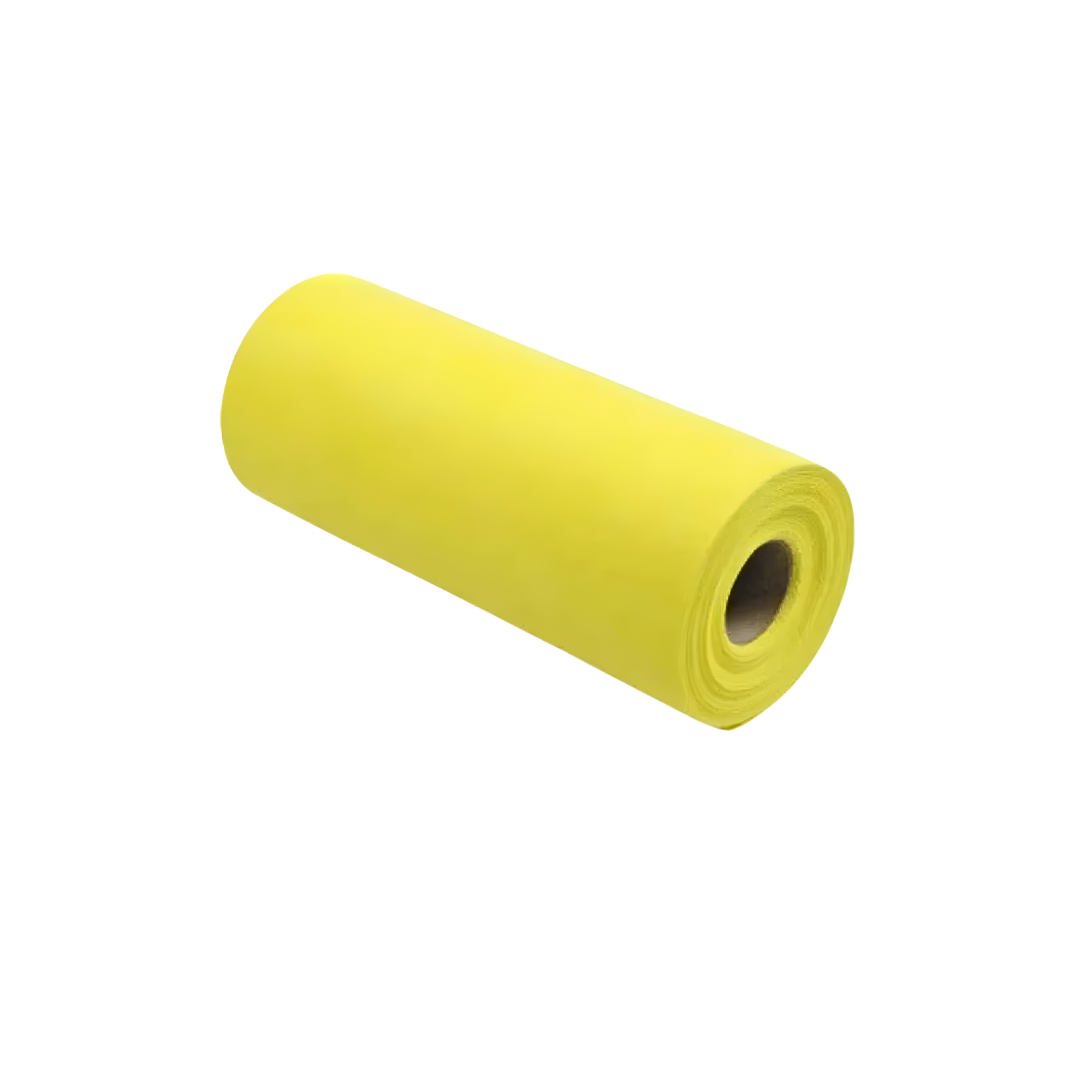 Pre-Cut Wiper Roll (0.31x14cm, Yellow)