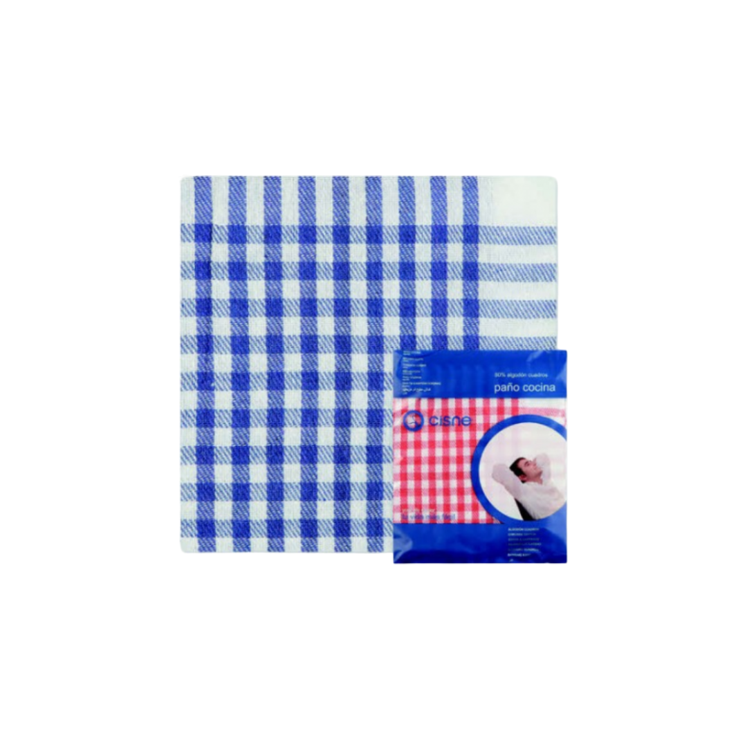 Striped Kitchen Towel (45x45cm, Blue)